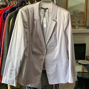 White House Black Market Velvet Blazer - 24W